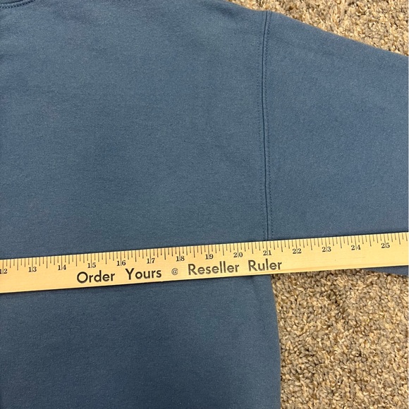 Vintage Alaska sweatshirt mens medium blue crewneck pullover retro thrashed - Picture 8 of 10